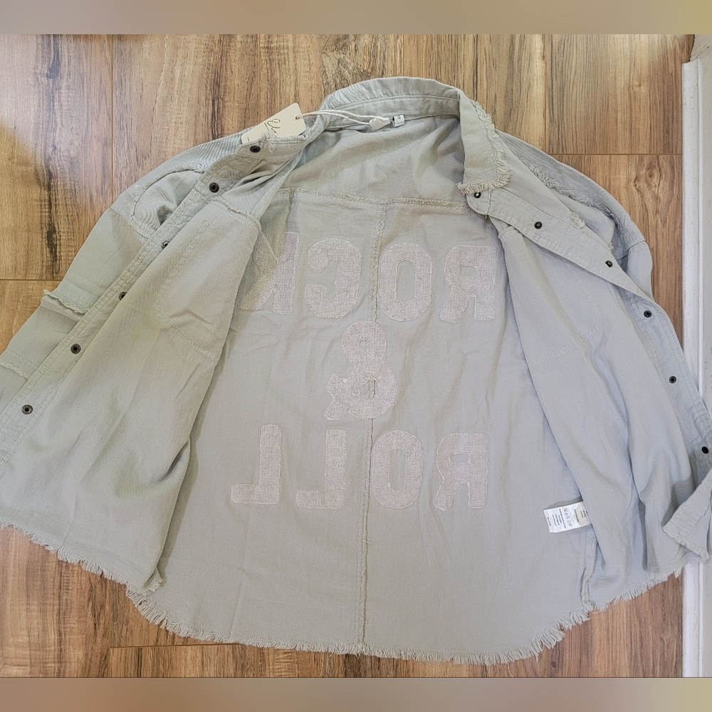 Elan Devan rock and roll jacket, grey, size S - Picture 4 of 8